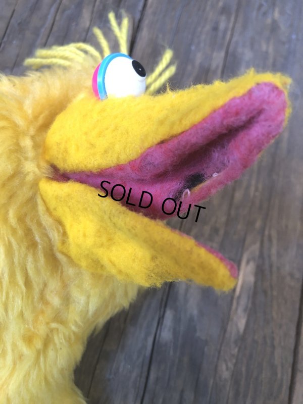 画像10: 80s Vintage Sesame Street Big Bird Hand Puppet Doll (A207)
