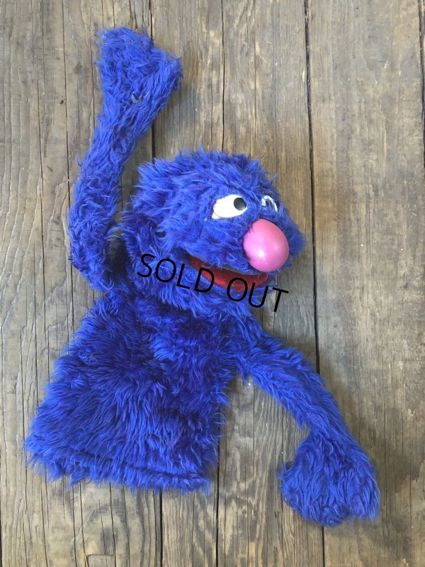 画像9: 70s Vintage Sesame Street Grover Hand Puppet Doll (A208)