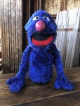 画像8: 70s Vintage Sesame Street Grover Hand Puppet Doll (A208) (8)