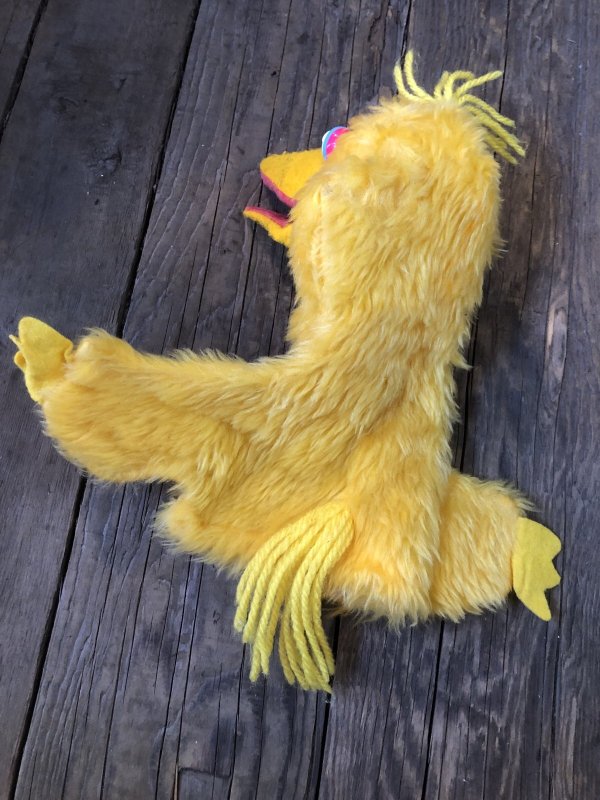 画像11: 80s Vintage Sesame Street Big Bird Hand Puppet Doll (A207)
