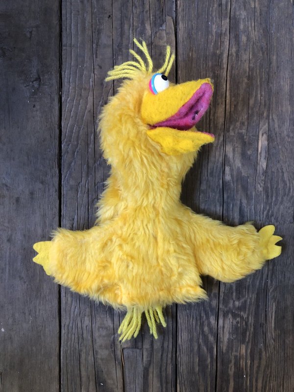 画像9: 80s Vintage Sesame Street Big Bird Hand Puppet Doll (A207)