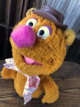 画像7: 70s Vintage Muppet Show Fozzie Bear Hand Puppet Doll (A205) (7)