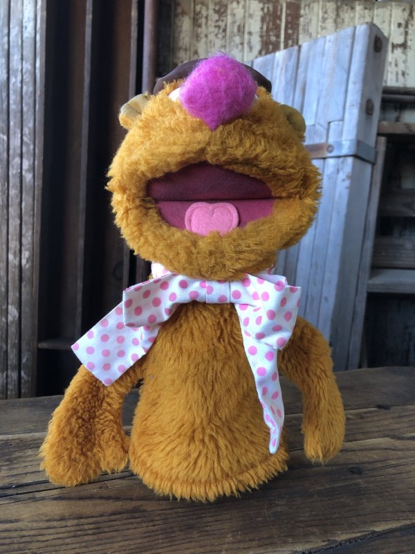 画像8: 70s Vintage Muppet Show Fozzie Bear Hand Puppet Doll (A205)
