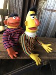 画像4: 70s Vintage Sesame Street Ernie and Bert Hand Puppet Doll SET (A209) (4)