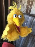 画像14: 80s Vintage Sesame Street Big Bird Hand Puppet Doll (A207) (14)