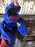 画像11: 70s Vintage Sesame Street Grover Hand Puppet Doll (A208) (11)