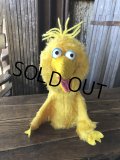 80s Vintage Sesame Street Big Bird Hand Puppet Doll (A207)