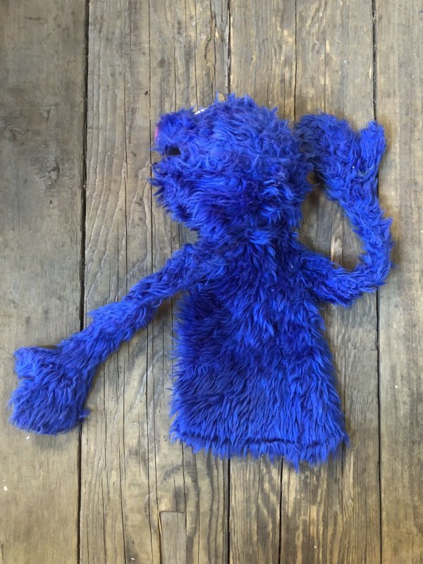 画像10: 70s Vintage Sesame Street Grover Hand Puppet Doll (A208)
