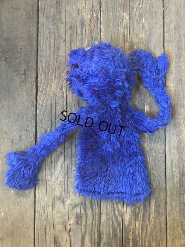 画像10: 70s Vintage Sesame Street Grover Hand Puppet Doll (A208)