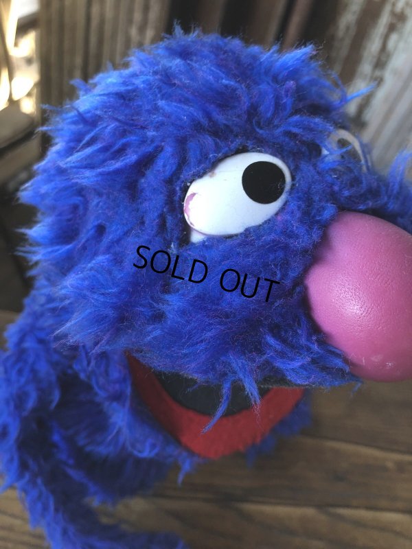画像5: 70s Vintage Sesame Street Grover Hand Puppet Doll (A208)