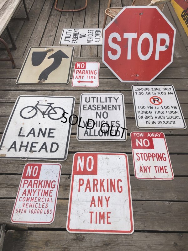 画像8: Vintage Road Sign NO PARKING ANY TIME (A217)