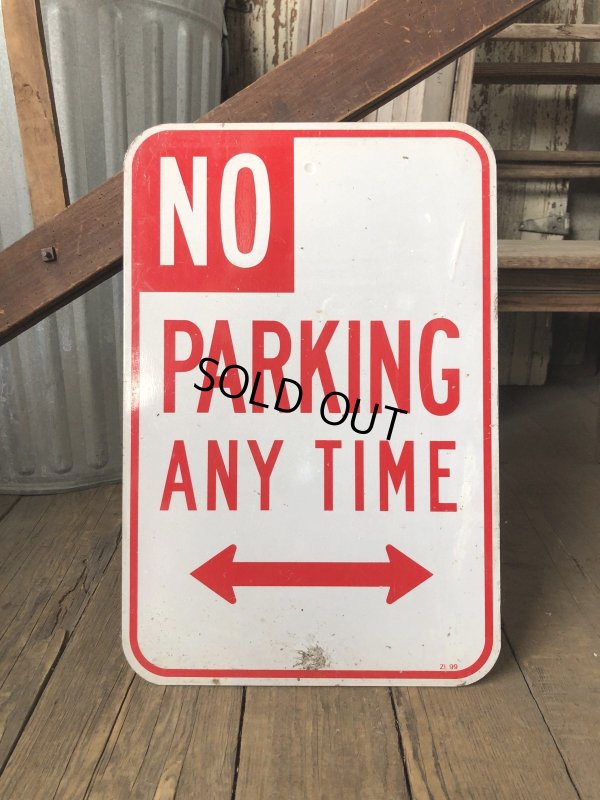 画像1: Vintage Road Sign NO PARKING ANY TIME (A217)