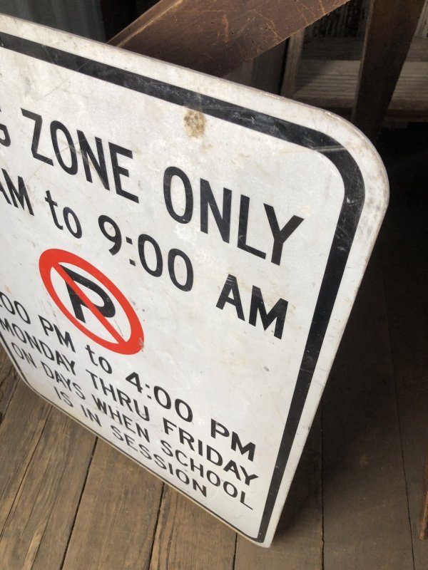 画像3: Vintage Road Sign LOADING ZONE ONLY (A214)