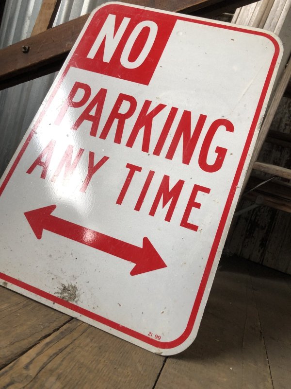 画像3: Vintage Road Sign NO PARKING ANY TIME (A217)