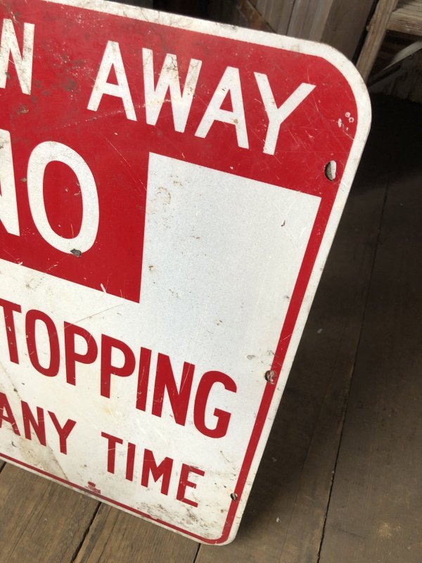 画像2: Vintage Road Sign TOW AWAY NO STOPPING ANY TIME (A219)