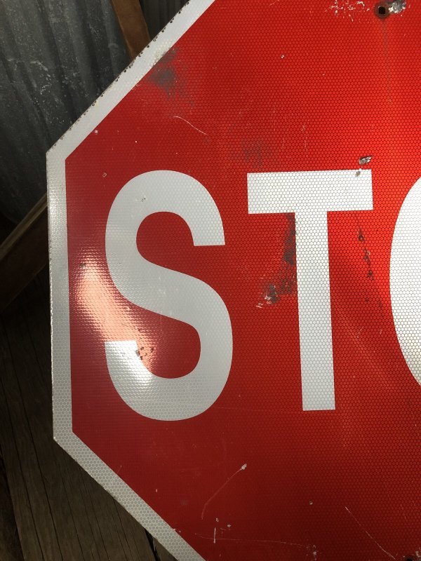 画像6: Vintage Road Sign STOP (A210)
