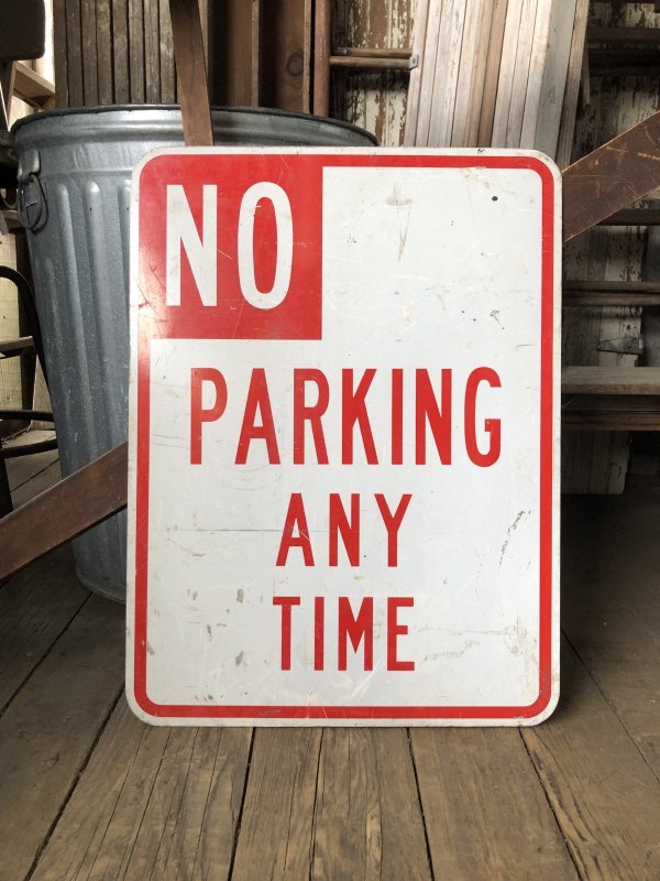 画像1: Vintage Road Sign NO PARKING ANY TIME (A216)
