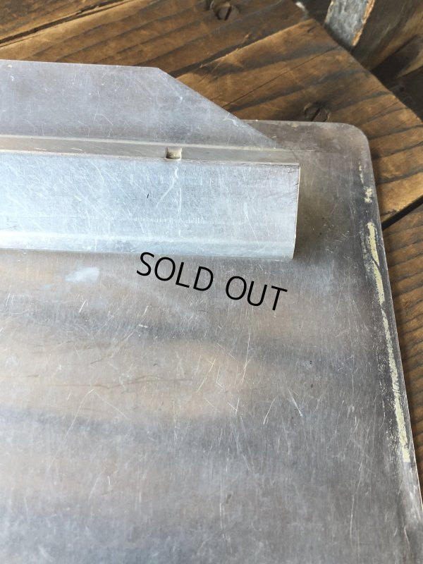 画像10: Vintage USA Aluminum Clipboard (A221)