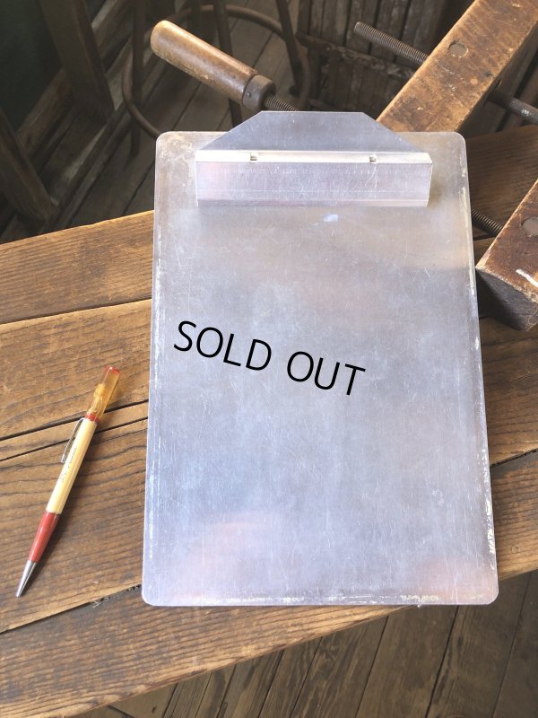 画像1: Vintage USA Aluminum Clipboard (A221)