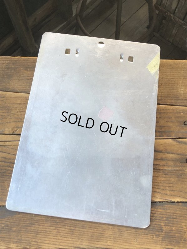画像11: Vintage USA Aluminum Clipboard (A221)