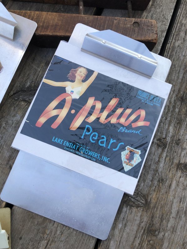 画像15: Vintage USA Aluminum Clipboard (A220)