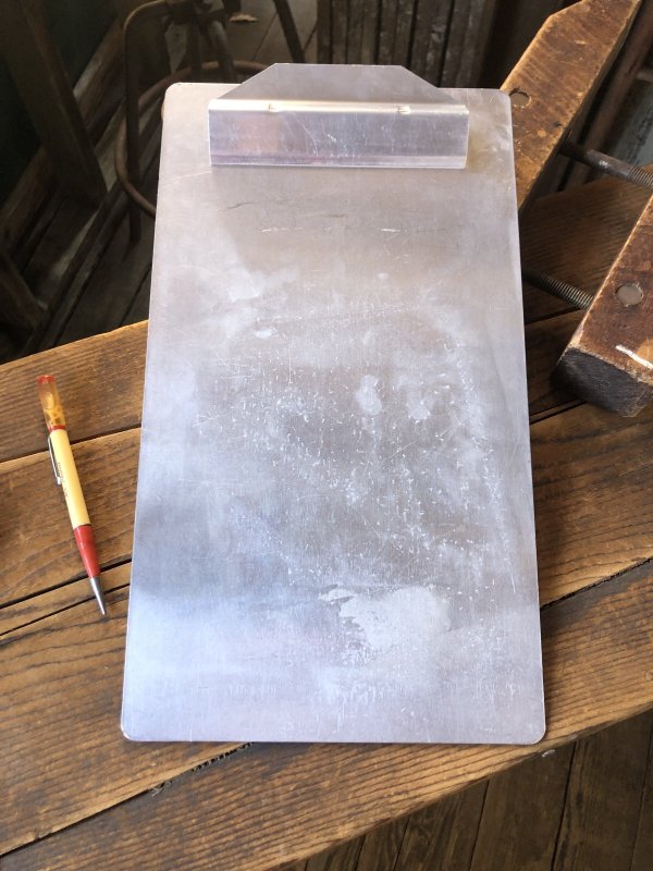 画像1: Vintage USA Aluminum Clipboard (A220)