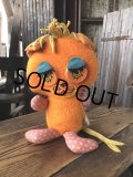 60s Vintage The Googlies Cat Plush Doll by Mattel (A224)