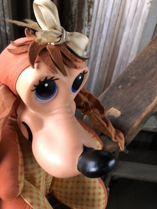 画像9: 60s Vintage T Bone Dog Pull String Plush Doll by Matte (A226)