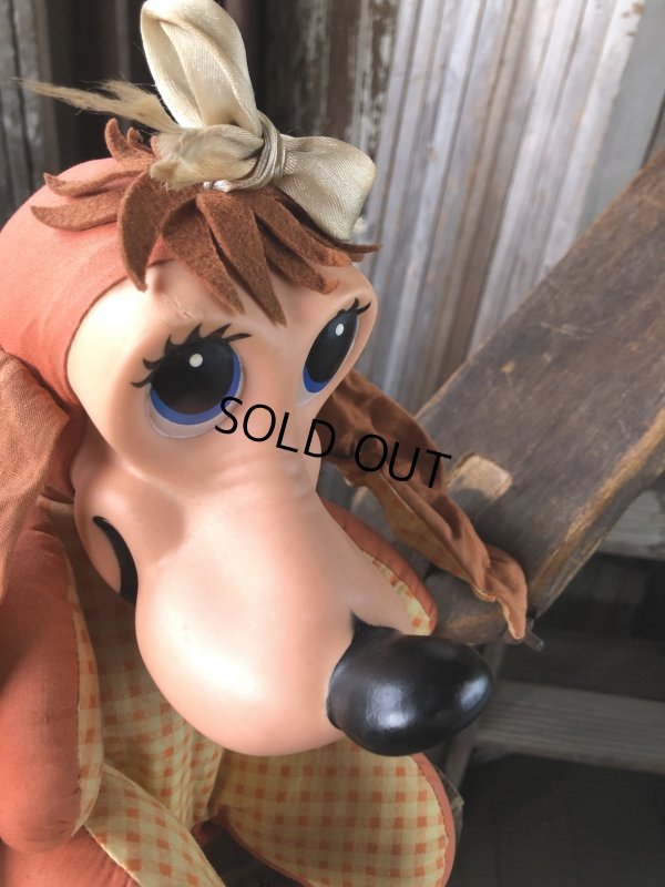 画像9: 60s Vintage T Bone Dog Pull String Plush Doll by Matte (A226)