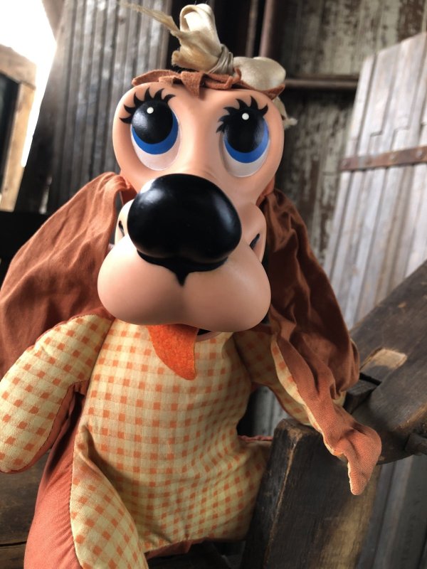 画像10: 60s Vintage T Bone Dog Pull String Plush Doll by Matte (A226)