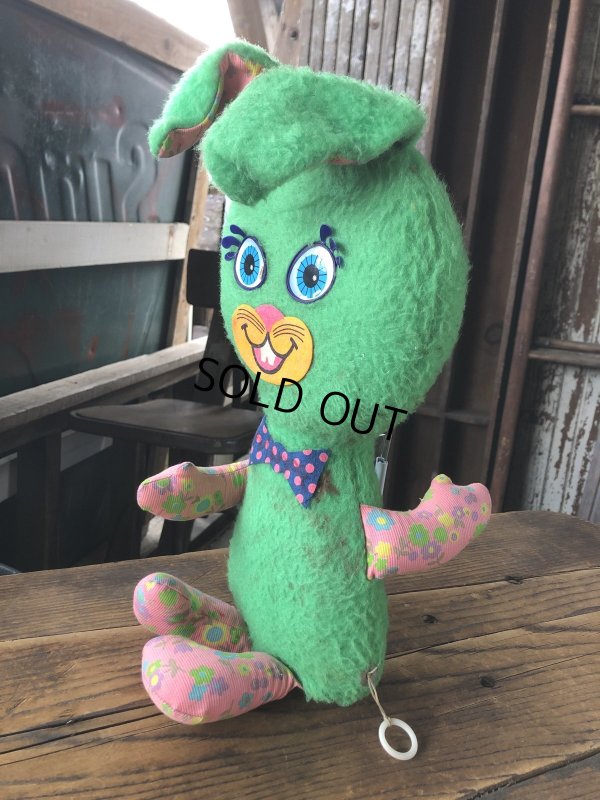 画像4: 60s Vintage Rascal Rabbit Pull String Plush Doll by Mattel (A223)