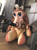 60s Vintage T Bone Dog Pull String Plush Doll by Matte (A226)