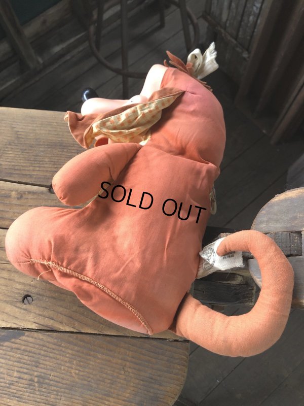 画像13: 60s Vintage T Bone Dog Pull String Plush Doll by Matte (A226)