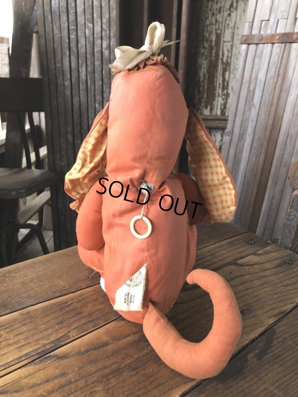 画像3: 60s Vintage T Bone Dog Pull String Plush Doll by Matte (A226)