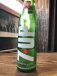 画像6: 70s Vintage 7UP Soda Green Glass Bottle 16FL OZ (A234)  (6)