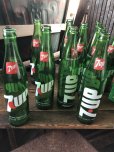 画像11: 70s Vintage 7UP Soda Green Glass Bottle 16FL OZ (A233)  (11)