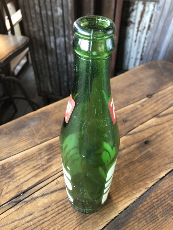画像4: 70s Vintage 7UP Soda Green Glass Bottle 16FL OZ (A235) 