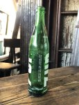 画像2: 70s Vintage 7UP Soda Green Glass Bottle 16FL OZ (A232)  (2)