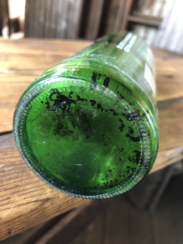 画像10: 70s Vintage 7UP Soda Green Glass Bottle 16FL OZ (A234) 