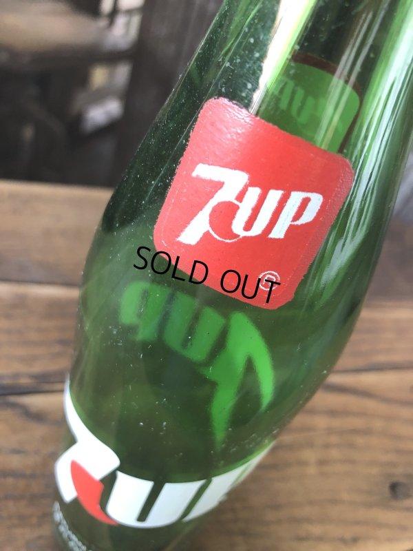 画像5: 70s Vintage 7UP Soda Green Glass Bottle 16FL OZ (A230) 