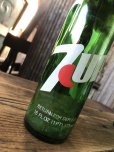 画像6: 70s Vintage 7UP Soda Green Glass Bottle 16FL OZ (A227)  (6)