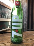 画像6: 70s Vintage 7UP Soda Green Glass Bottle 16FL OZ (A233)  (6)