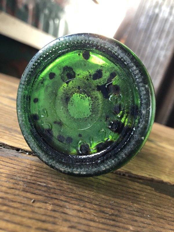 画像10: 70s Vintage 7UP Soda Green Glass Bottle 16FL OZ (A232) 