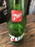 画像5: 70s Vintage 7UP Soda Green Glass Bottle 16FL OZ (A231)  (5)