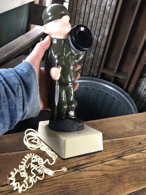 画像15: 80s Vintage King Features Comic Beetle Bailey Phone (A238)