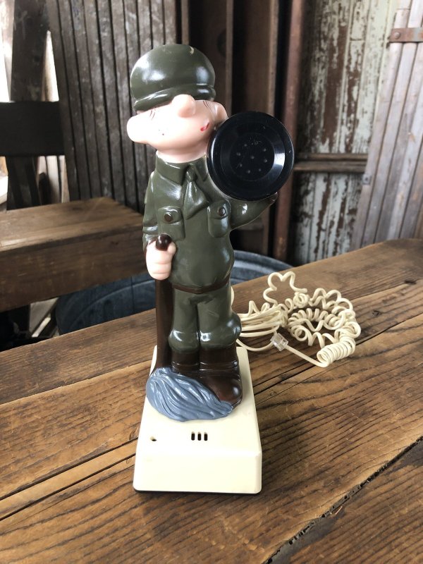 画像1: 80s Vintage King Features Comic Beetle Bailey Phone (A238)