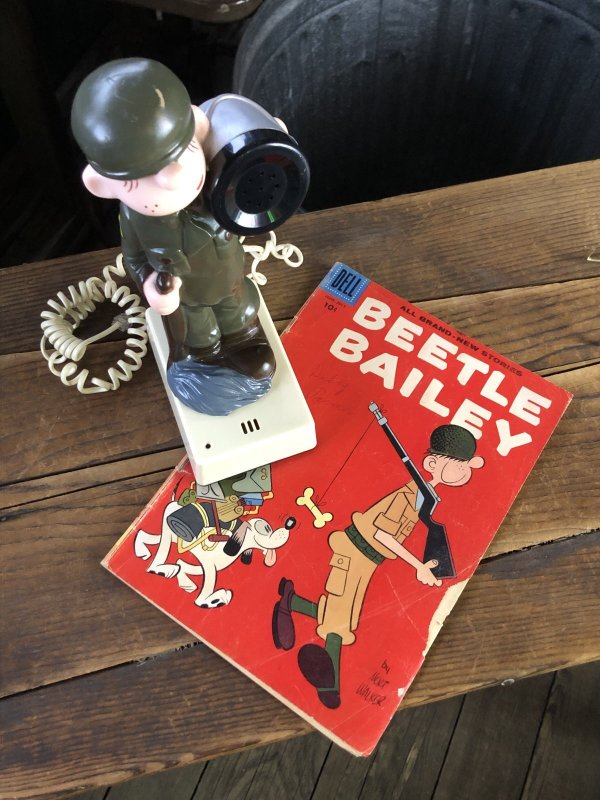 画像19: 80s Vintage King Features Comic Beetle Bailey Phone (A238)