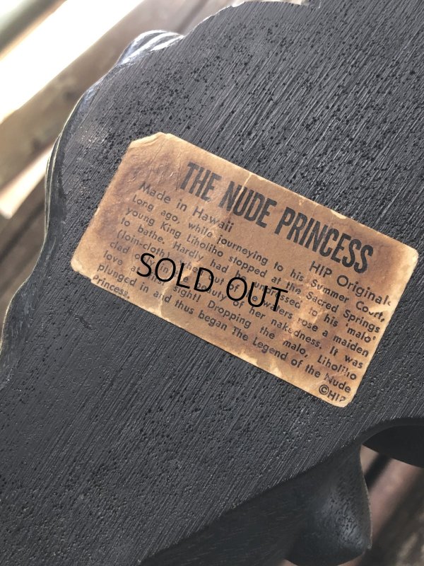 画像4: Vintage Hawaiiana Collectible HIP ORIGINAL Nude Princess Figurine (A245)