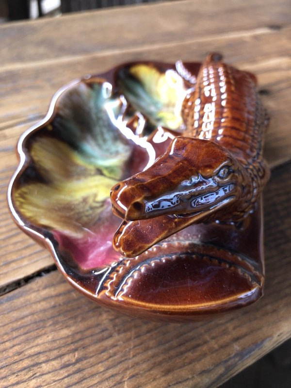 画像4: Vintage Souvenir Ashtray Alligator (A240)