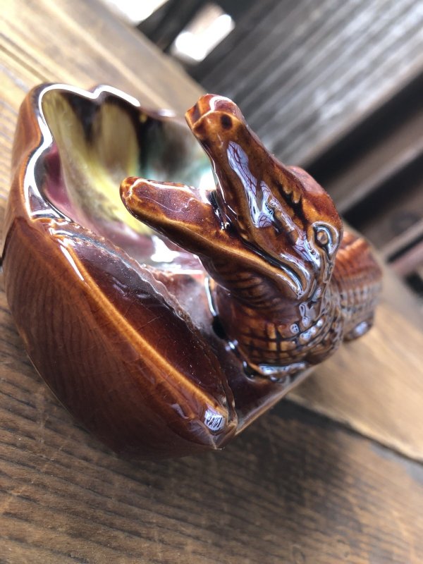 画像11: Vintage Souvenir Ashtray Alligator (A240)